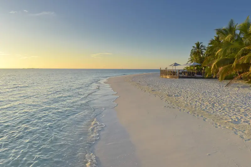Angaga Island Resort and Spa — пляж (фото 4 из 8)