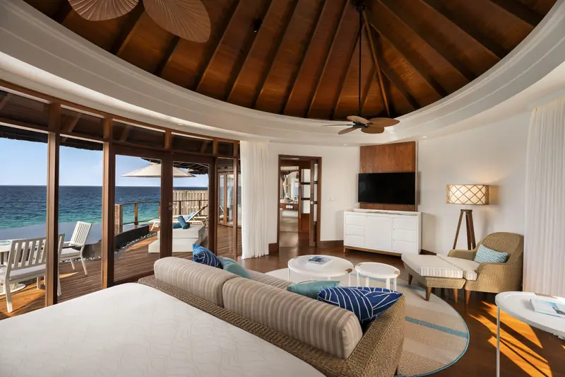 Constance Halaveli Resort — interior da vila (foto 5 de 8)