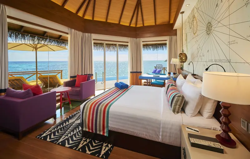 Mercure Maldives Kooddoo — villa interior, Gaafu Alifu Atoll, Maldives