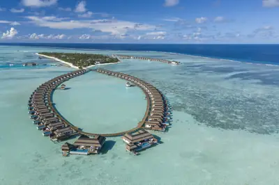 Pullman Maldives Maamutaa – Luftaufnahme, Gaafu-Alifu-Atoll, Malediven